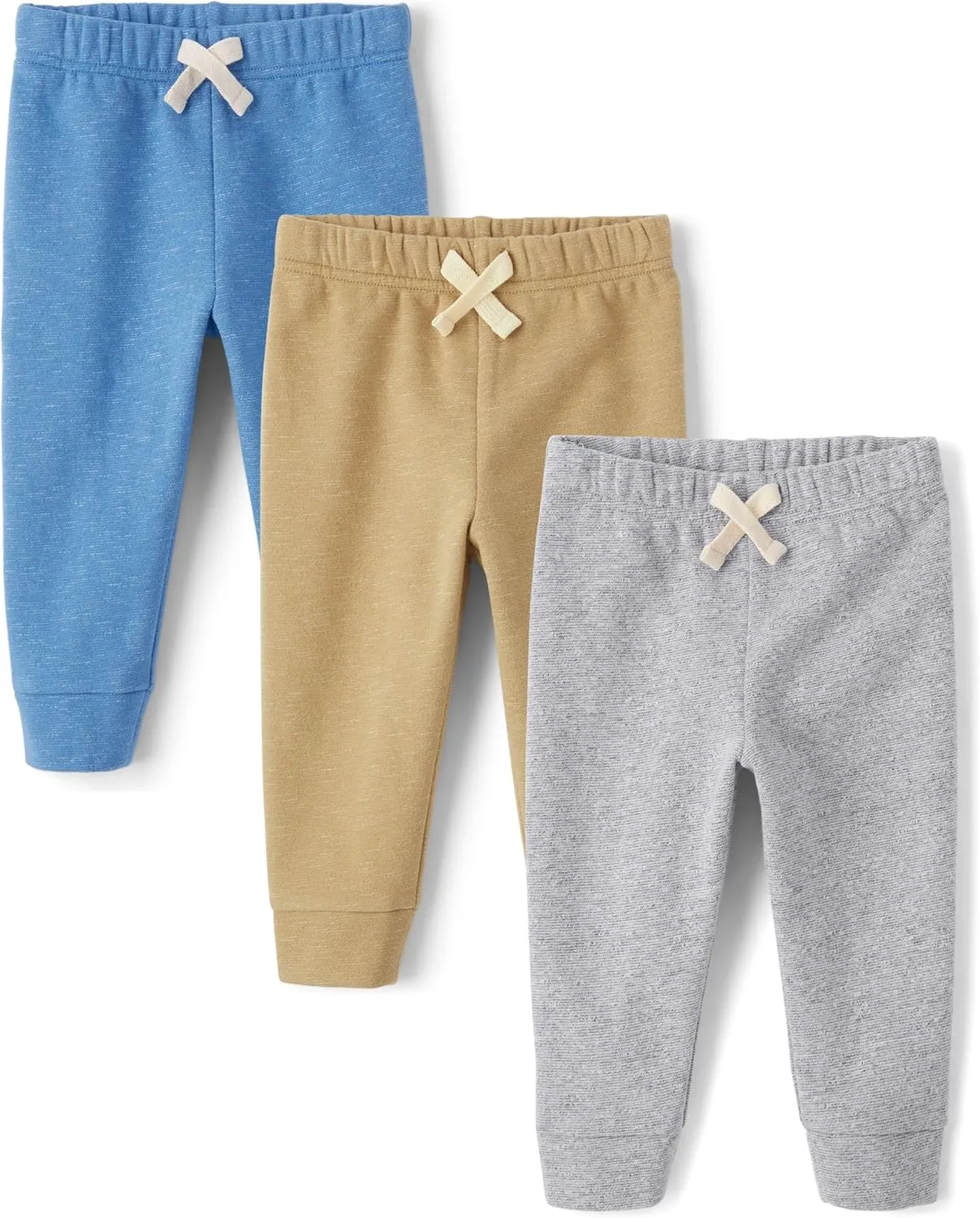And Toddler Boy Active Striped Fleece Jogger Pants 2-pack