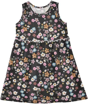Aslsiy Toddler Girl Summer Sleeveless Dress Girls Dress Cotton Casual Beach Sundress 2-8T