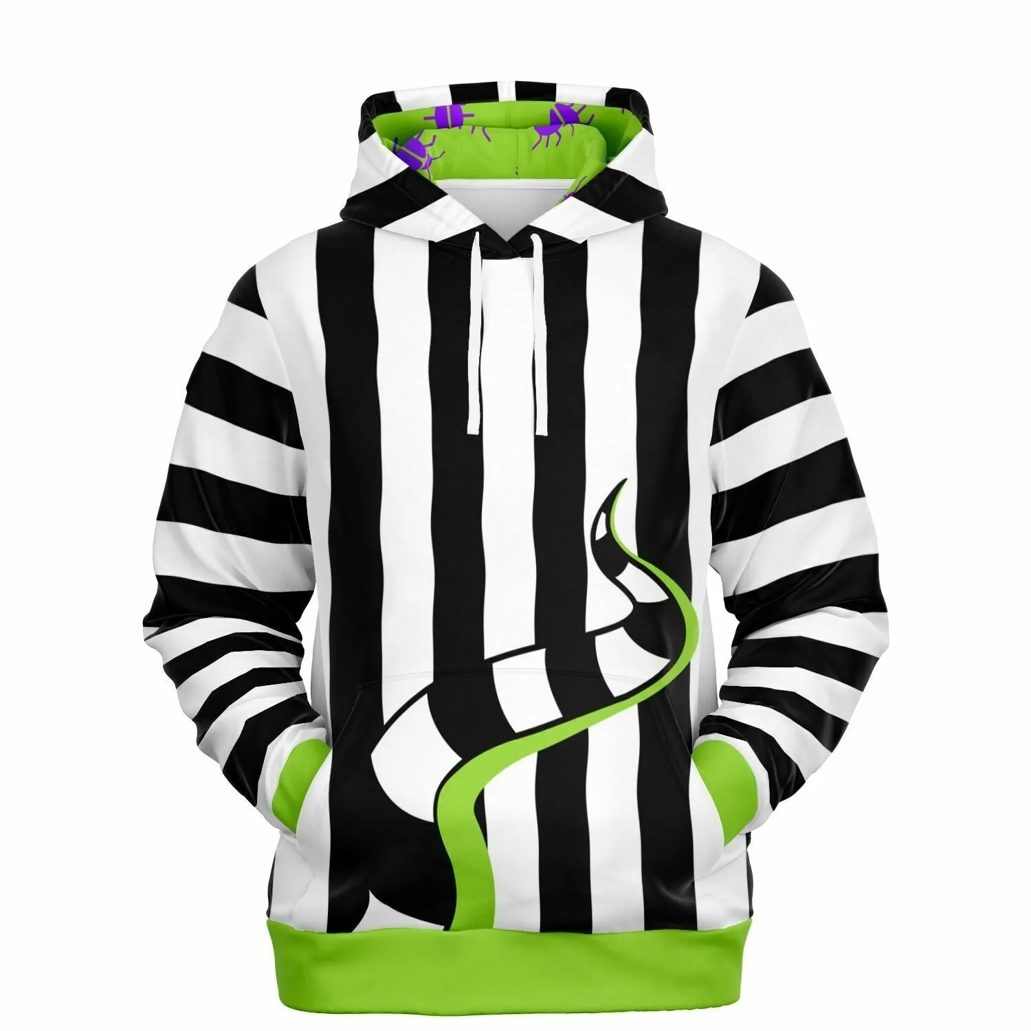 Beetlejuce & Sandworm Street Style Outfit | Horror Freak Unisex Hoodie