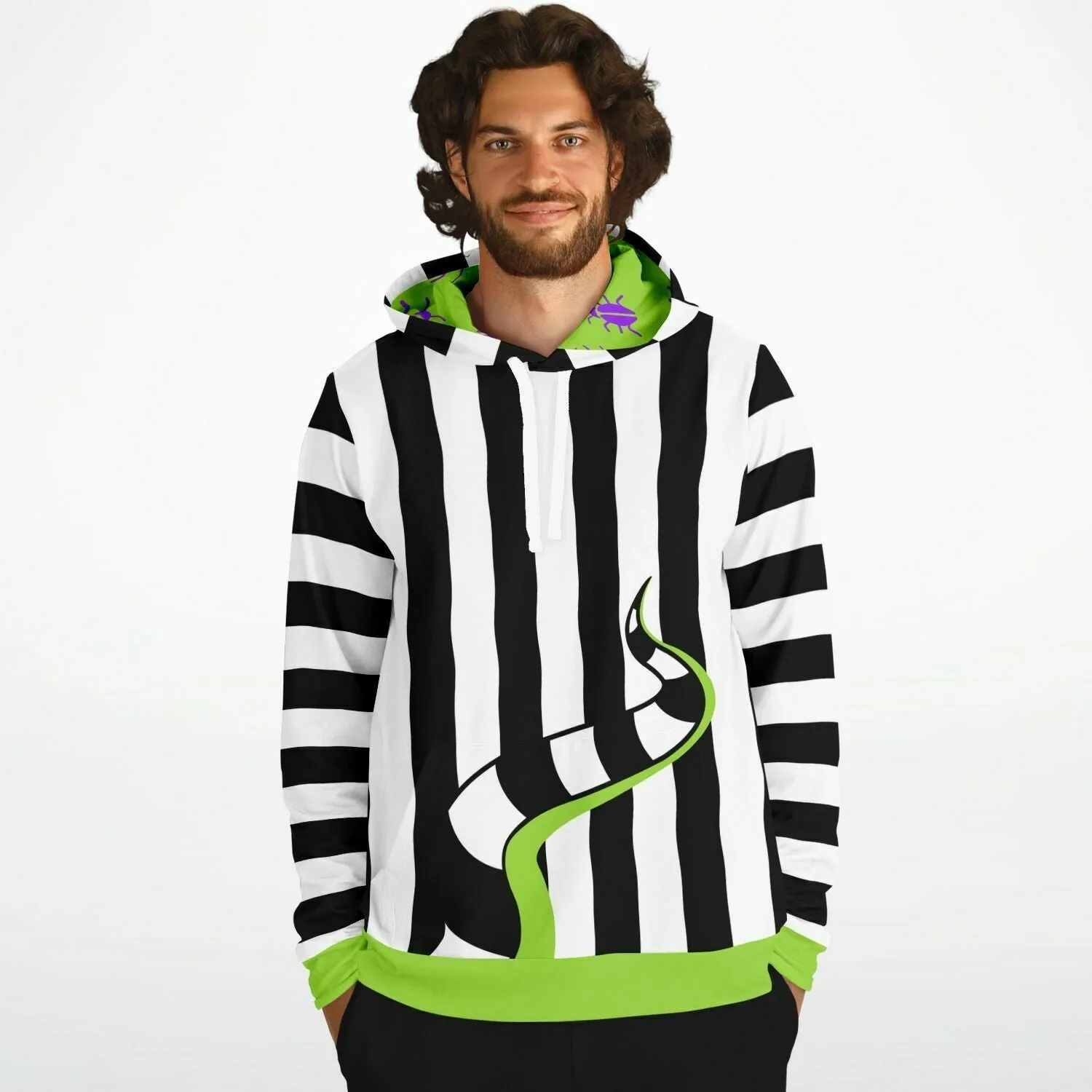 Beetlejuce & Sandworm Street Style Outfit | Horror Freak Unisex Hoodie