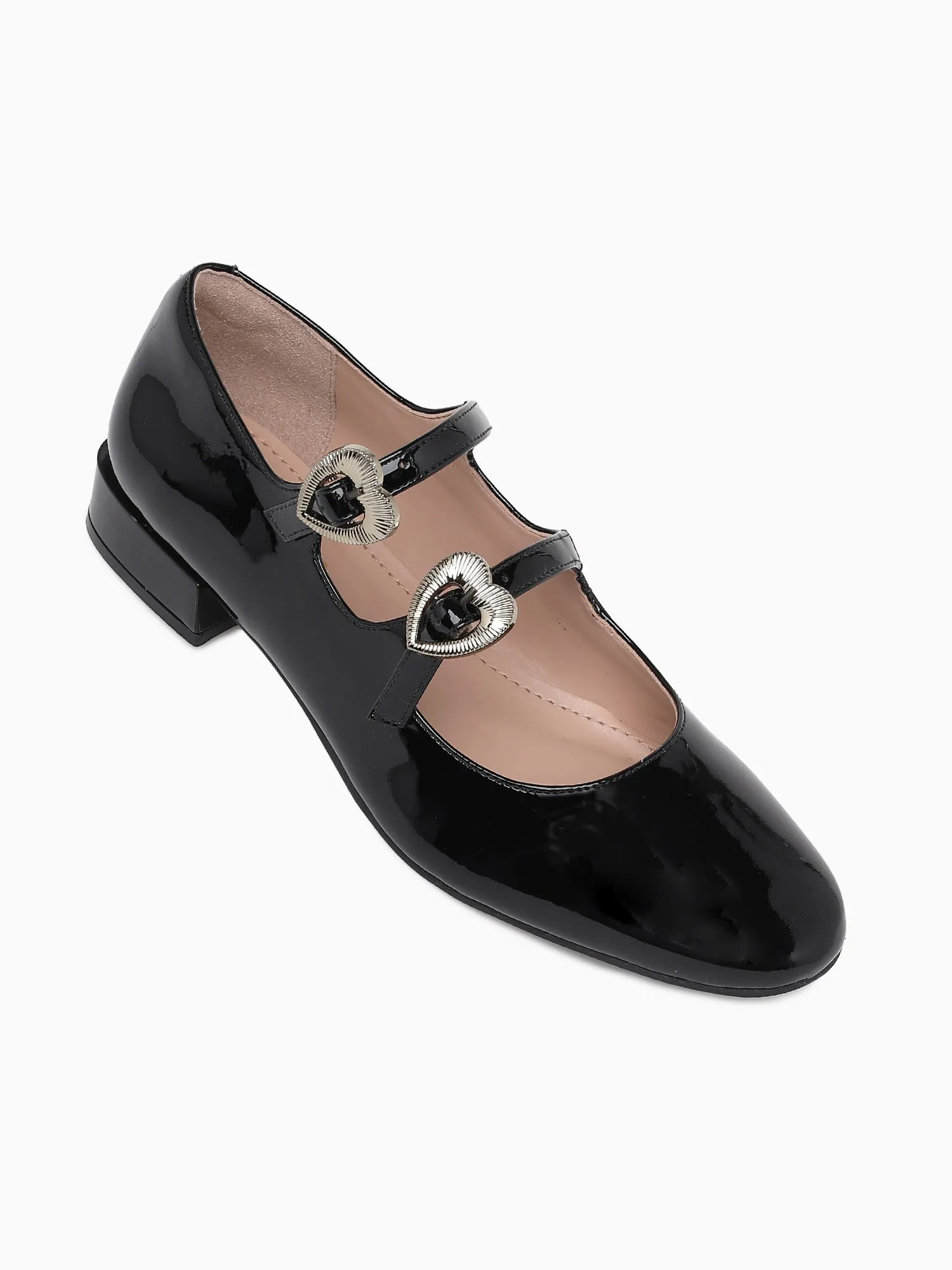 Blanche Black Patent Leather