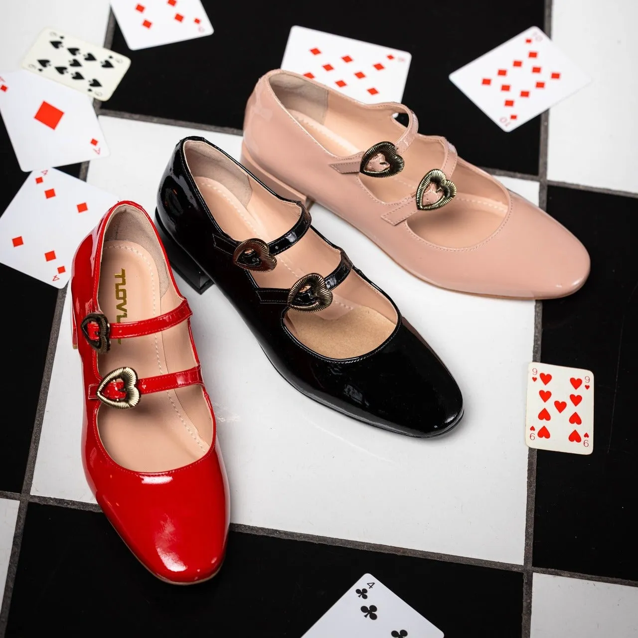 Blanche Black Patent Leather