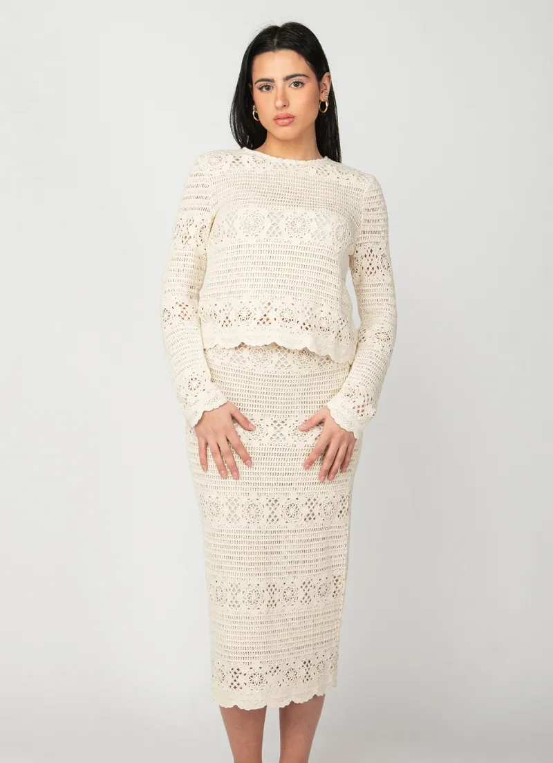 Celly Crochet Top