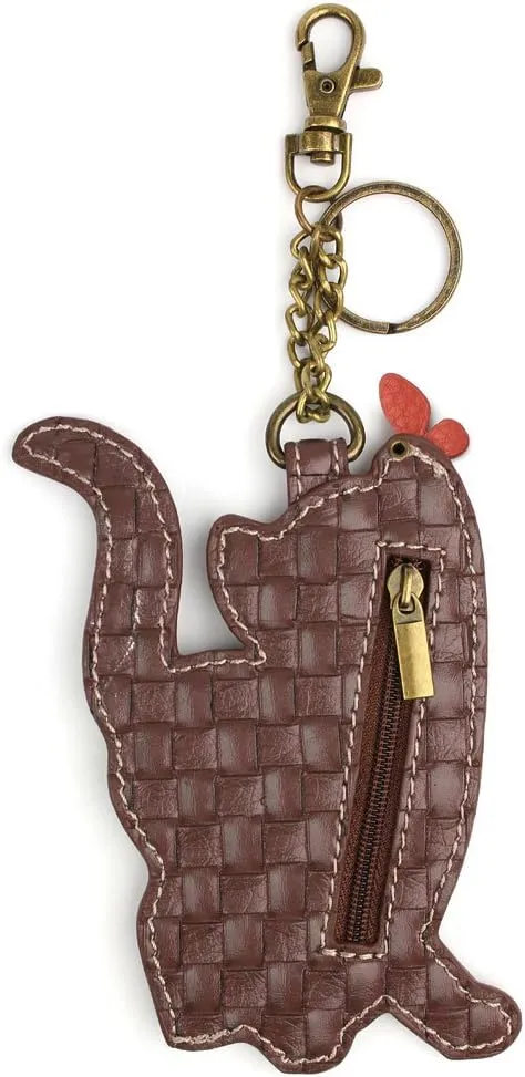 CHALA Charming Crossbody Bag Shoulder Handbag With Flap Top and Purse Charm - Pewter