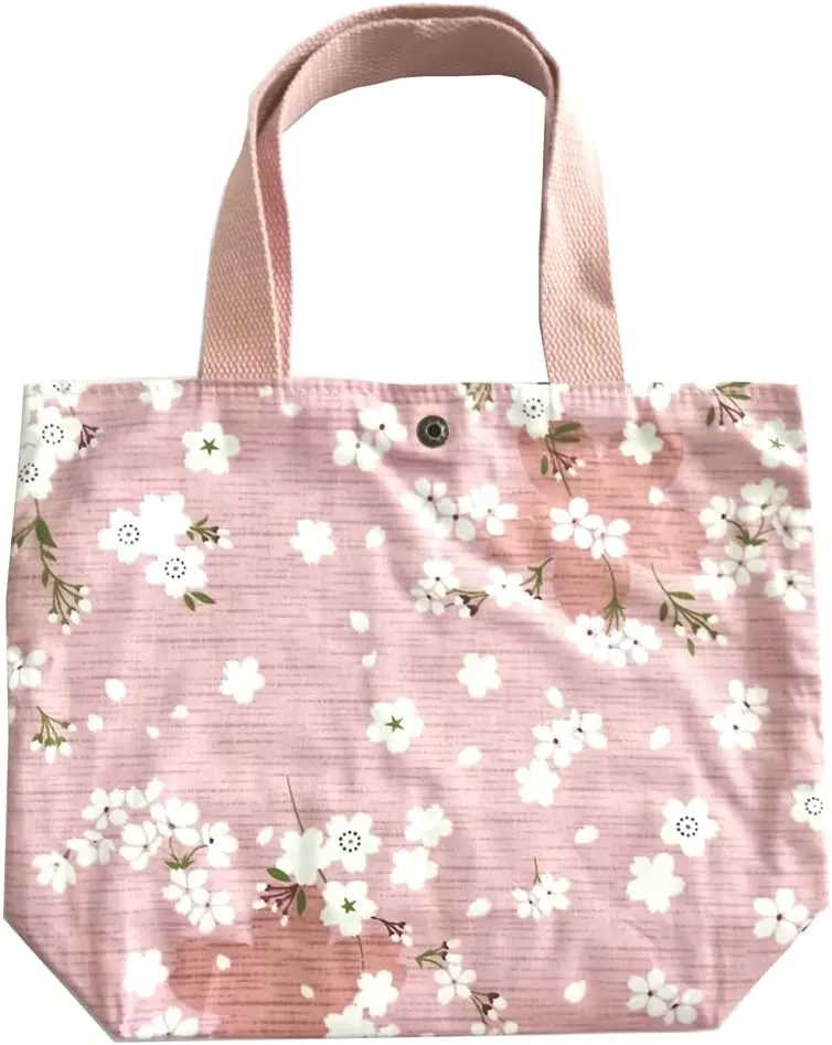 Charming Floral Cloth Mini Tote Bag 9x8x3in
