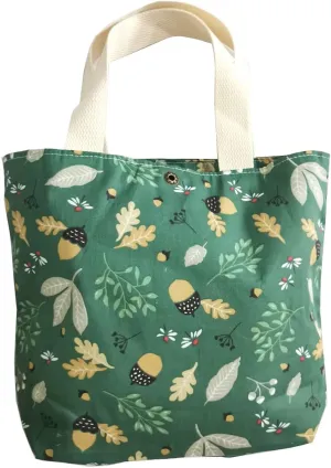 Charming Floral Cloth Mini Tote Bag 9x8x3in