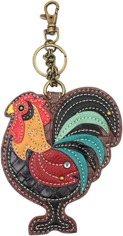 Charming X-large Hobo/Xbody Convertible Handbags with New Rooster Keyfob