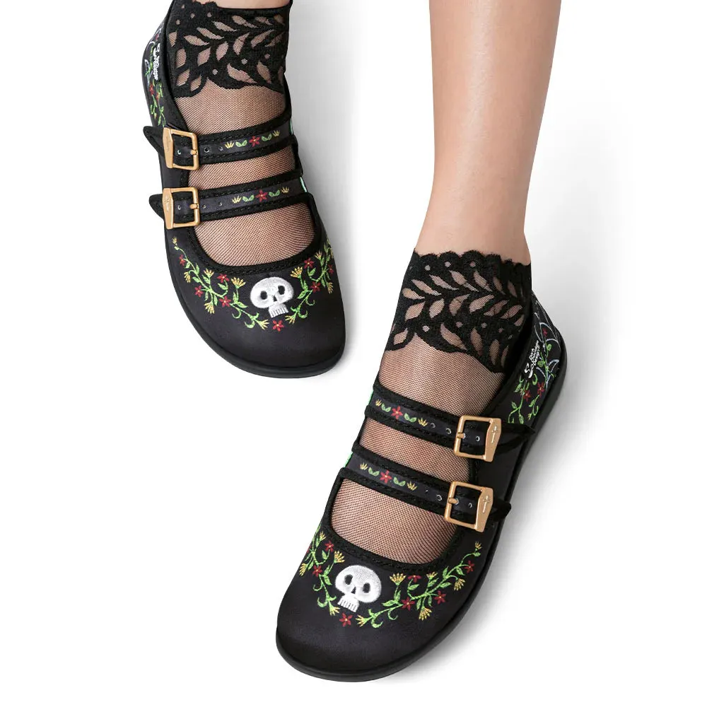 Chocolaticas Still Life Women's Mary Jane Flat Shoes