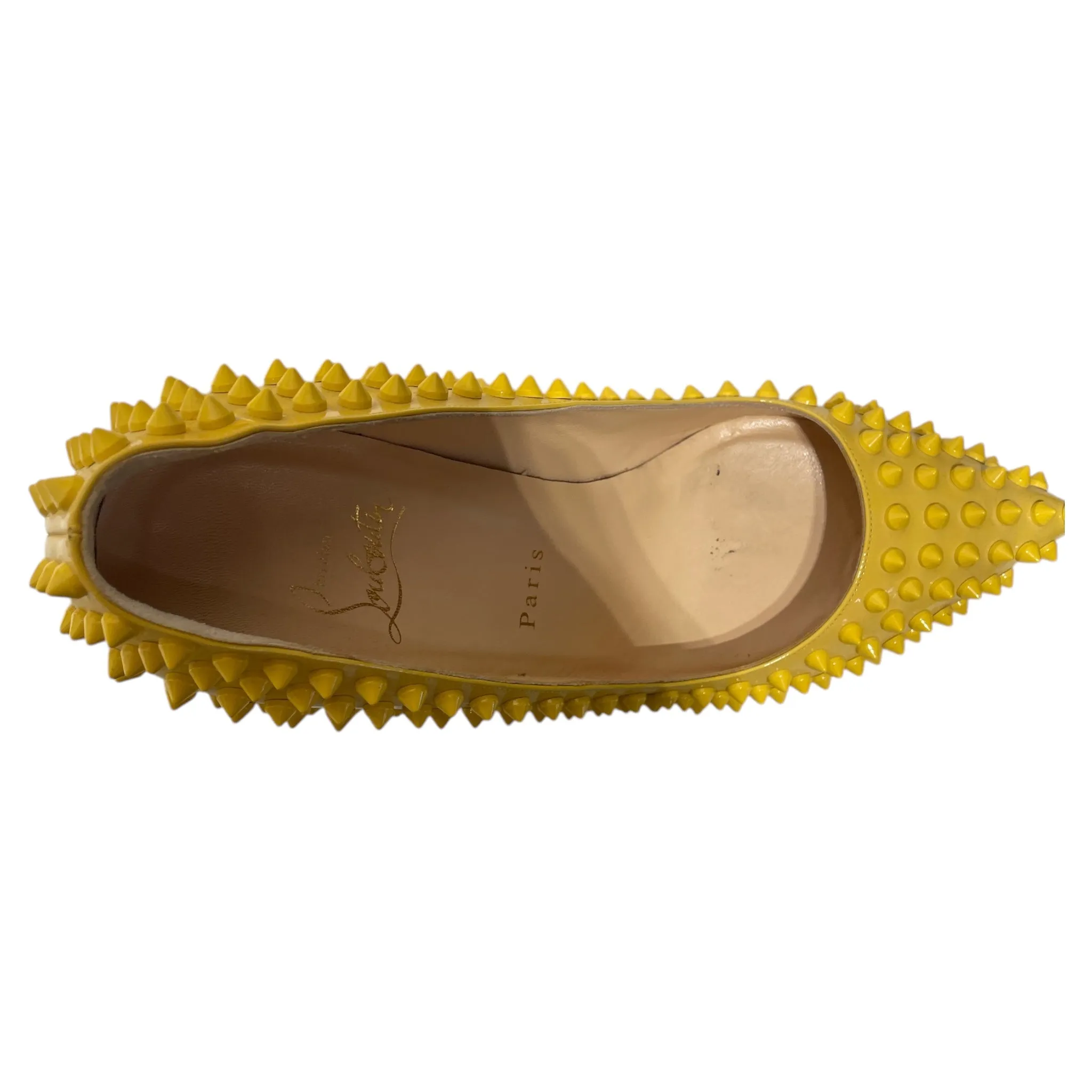 Christian Louboutin/Heels/EU 39/YEL/Spiked Heels