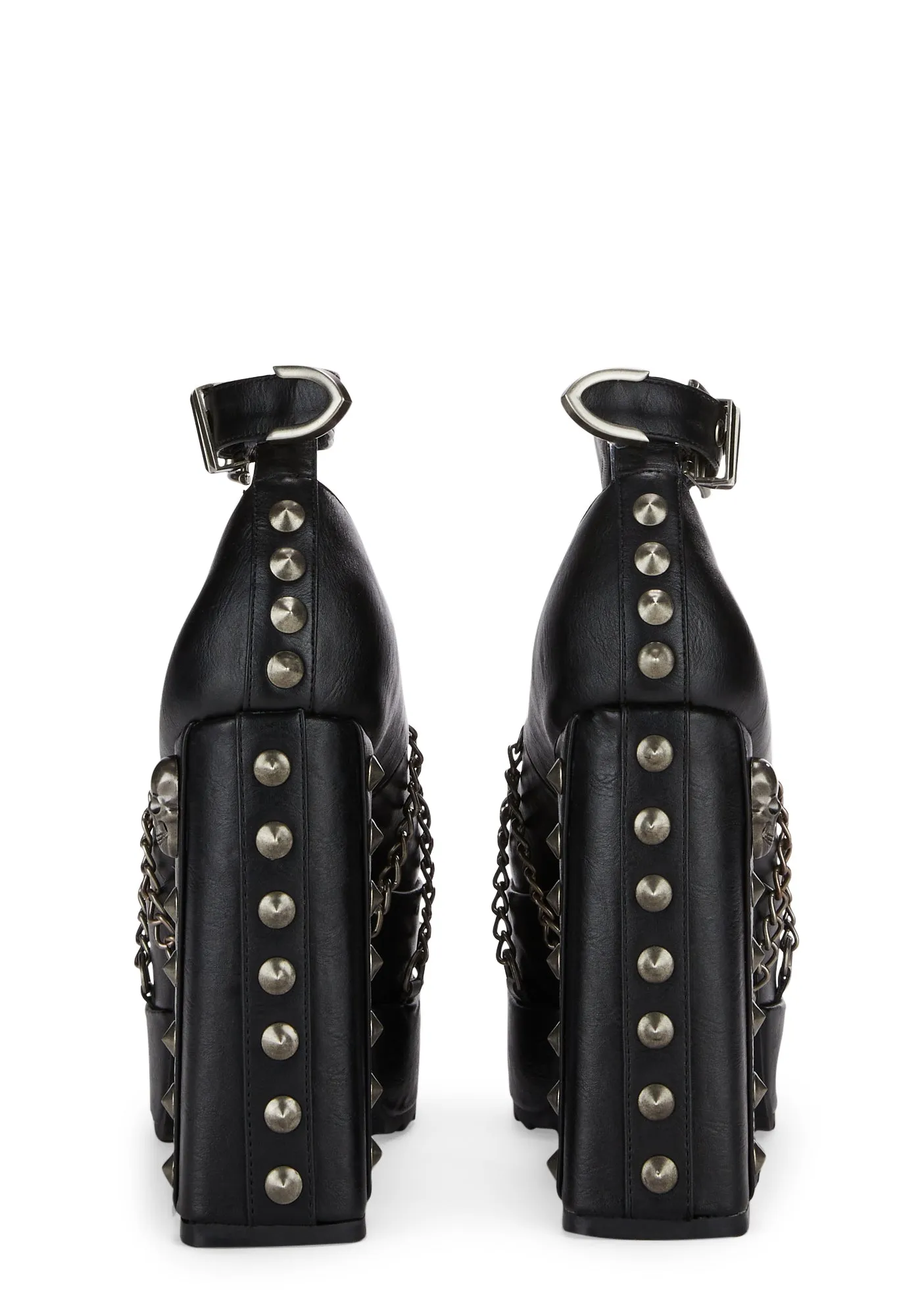 Crucify Chunky Platform Heels