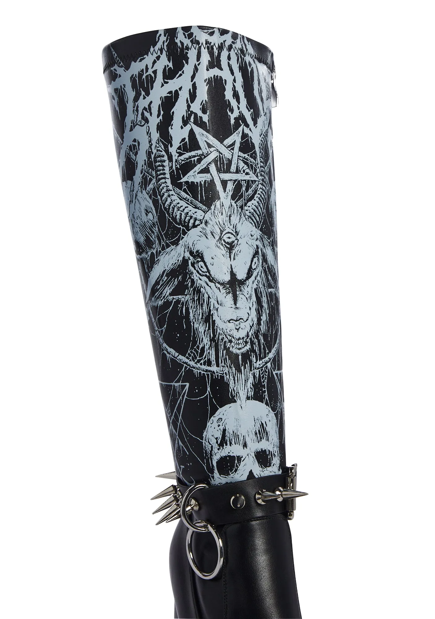 Cursed Elegy Platform Boots