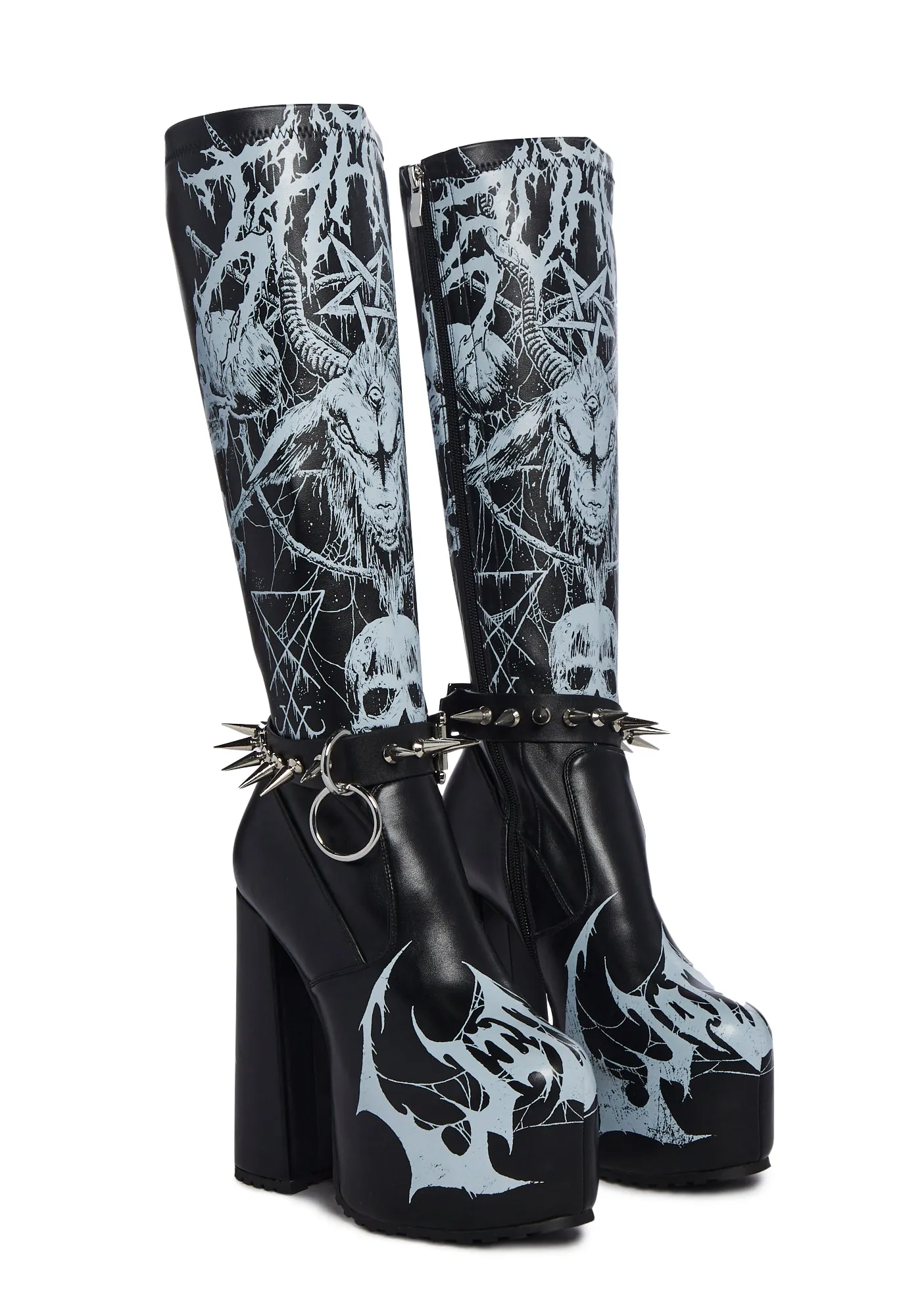 Cursed Elegy Platform Boots