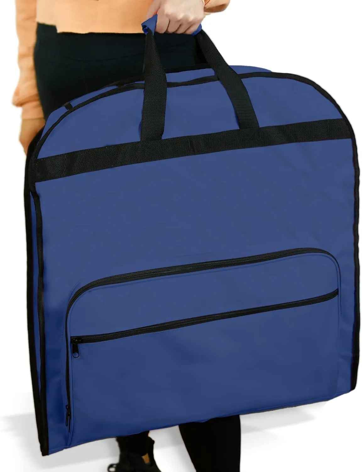 Dalix 60" Foldable Garment Bag Suits Cover Dresses w Front Pocket