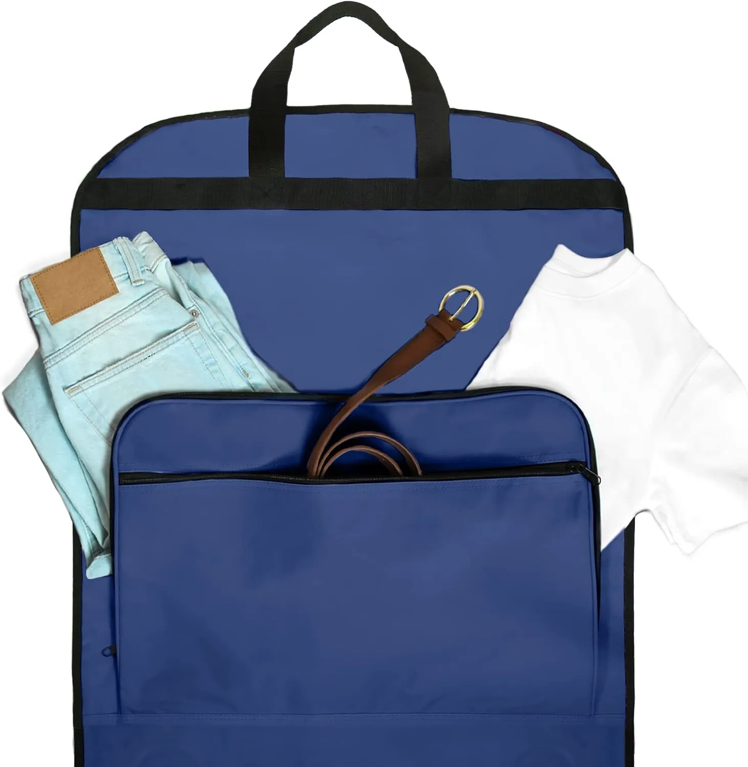 Dalix 60" Foldable Garment Bag Suits Cover Dresses w Front Pocket