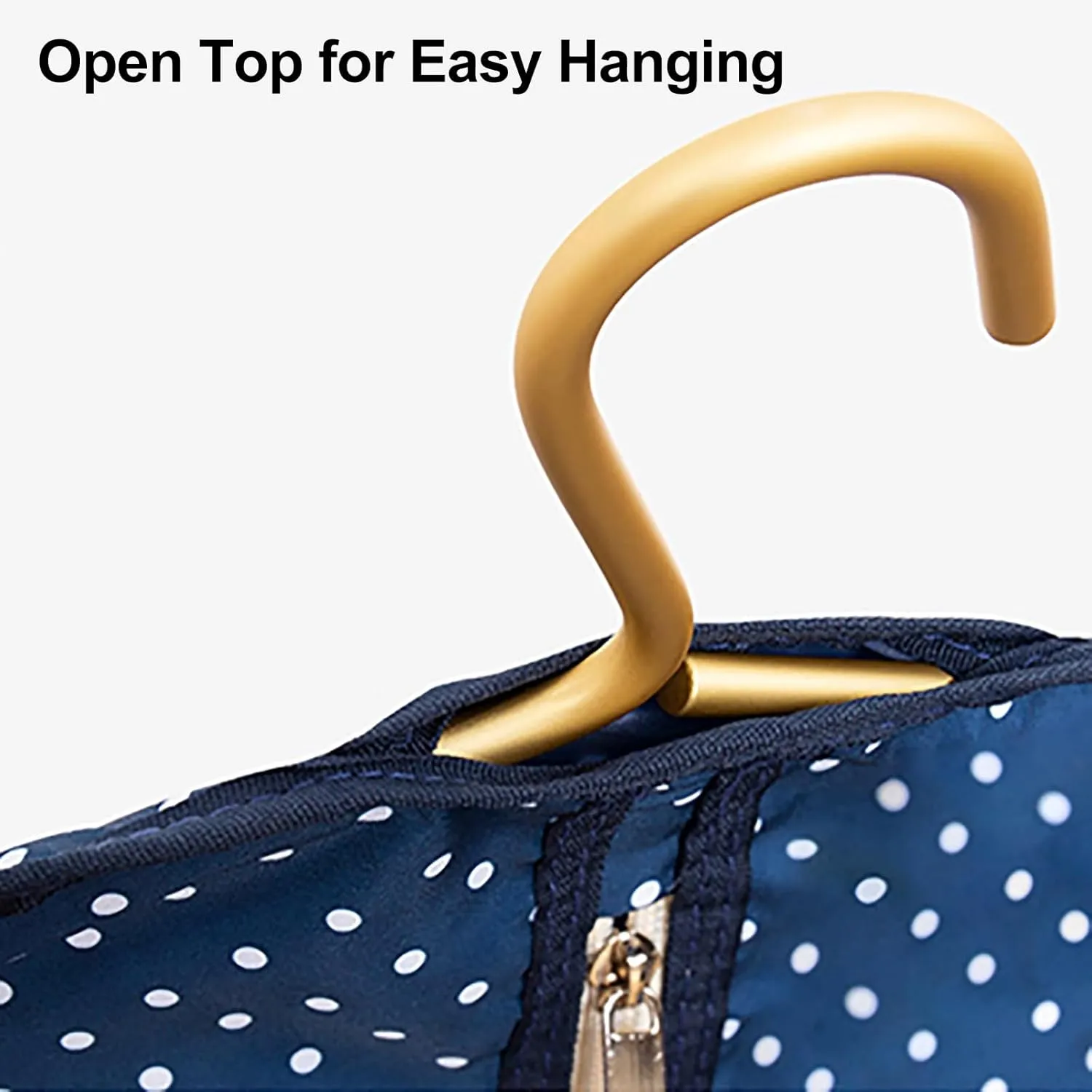 Garment Bags for Hanging Clothes, Hanging Garment Bags for Closet Storage with Clear Window Clothes Cover for Dresses, Coats(Beige,60x100cm/24x39in)