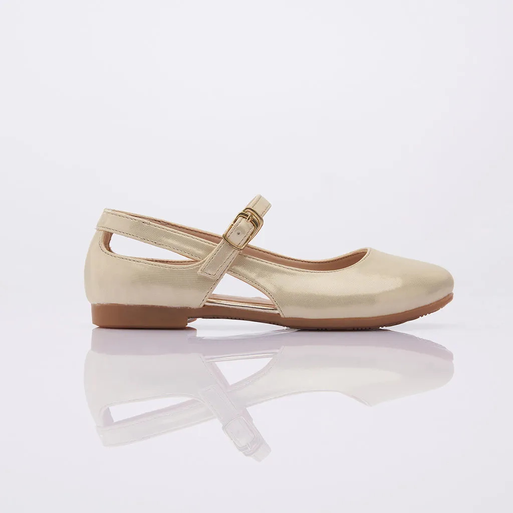 Gold Cut-Out Flats