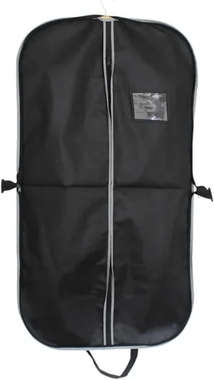 IRYZE Garment Bag for Travel, 4 Pack Garment Bag Suit Bags For Closet Storage Travel Hanging Clothes Suit Bags Suit Luggage Bag (Color : Black, Size : 100 * 60cm)