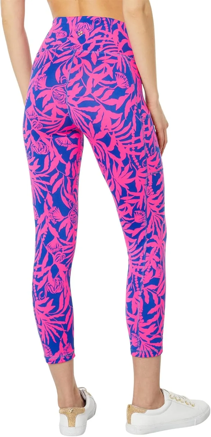Lilly Pulitzer UPF 50  High-Rise Leggings for Women - Flat Elastic Waistband, Fitted Silhouette, Comfy and Stylish Leggings