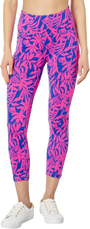 Lilly Pulitzer UPF 50  High-Rise Leggings for Women - Flat Elastic Waistband, Fitted Silhouette, Comfy and Stylish Leggings
