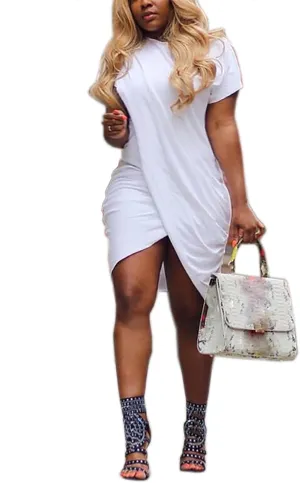 LKOUS Women's Summer Elegant Bowknot Sleeveless Ruffle Bodycon Midi Dress Plus Size S-3XL