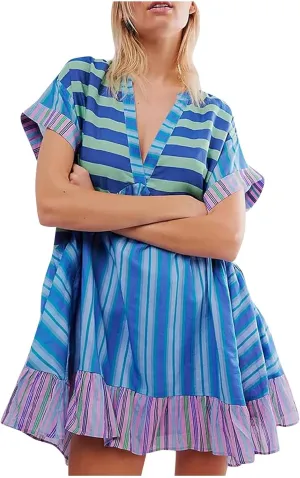 Loose Fit Plus Size for Women Fall Summer Long Beach Boho Hawaiian Tropical Dresses Sun Dresses Women 2025 Trendy