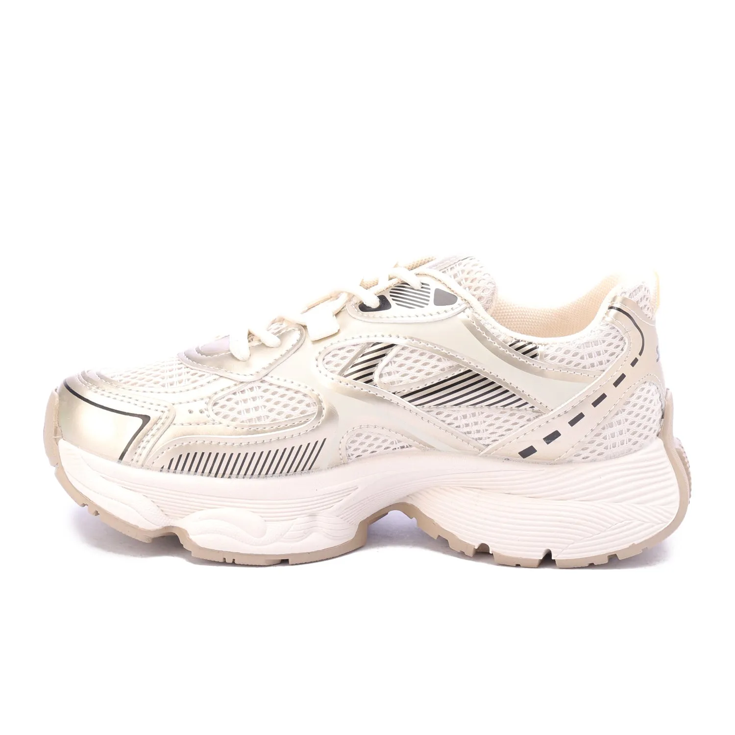 Lunar Glide Mesh Sneakers-Beige
