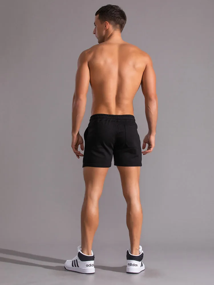 Mens Athleisure Adjustable Drawstring Shorts