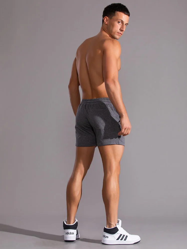 Mens Athleisure Adjustable Drawstring Shorts
