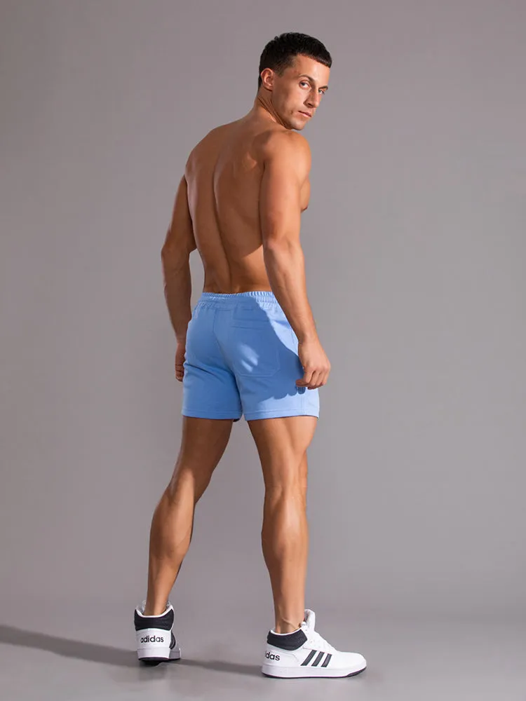 Mens Athleisure Adjustable Drawstring Shorts