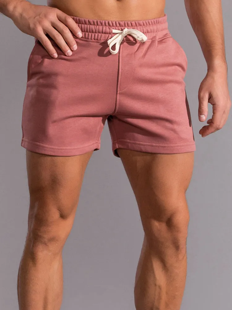 Mens Athleisure Adjustable Drawstring Shorts