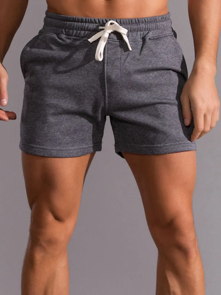Mens Athleisure Adjustable Drawstring Shorts