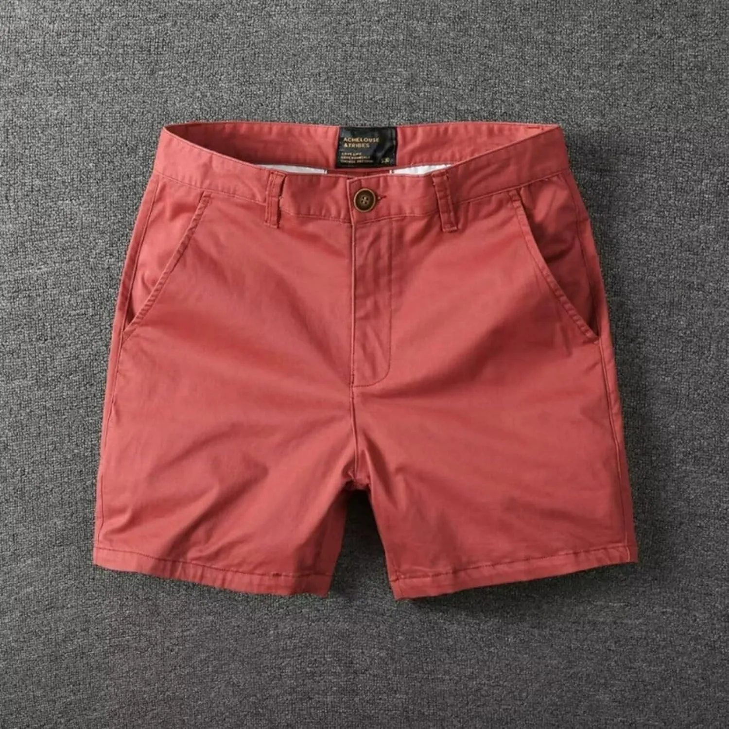 Mens Outdoor Casual Outdoor Button Waist Lightweight Relaxed Fit Running Fishing Hiking Shorts