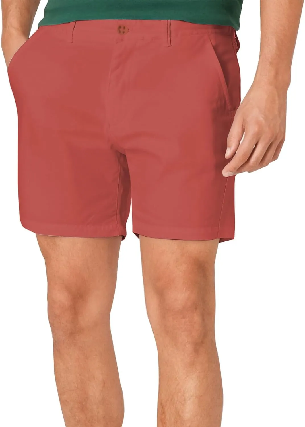 Mens Outdoor Casual Outdoor Button Waist Lightweight Relaxed Fit Running Fishing Hiking Shorts