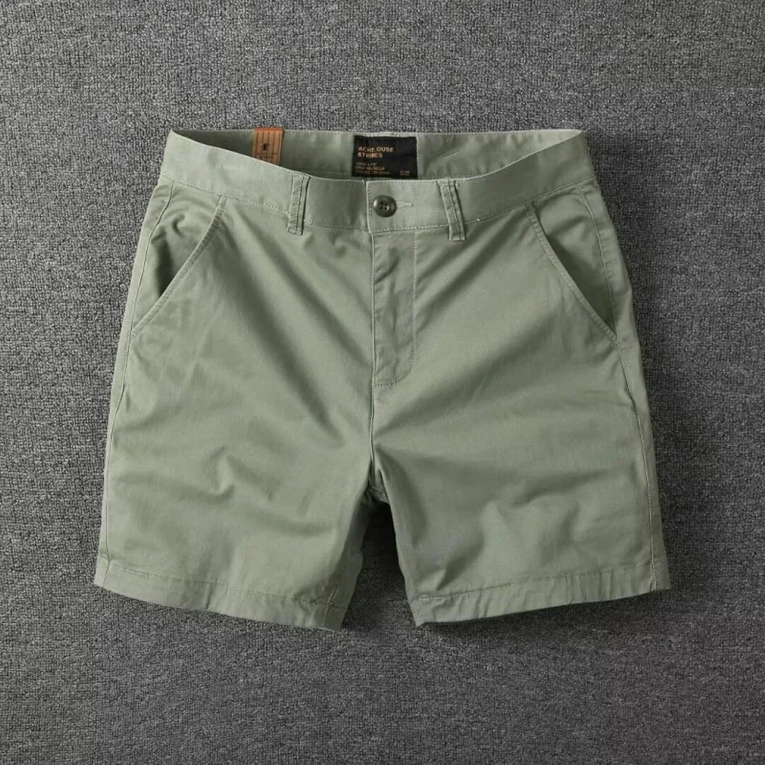 Mens Outdoor Casual Outdoor Button Waist Lightweight Relaxed Fit Running Fishing Hiking Shorts