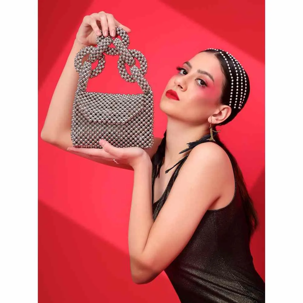 Modarta By Kamakshi Silver Special Handcrafted Silver Bag