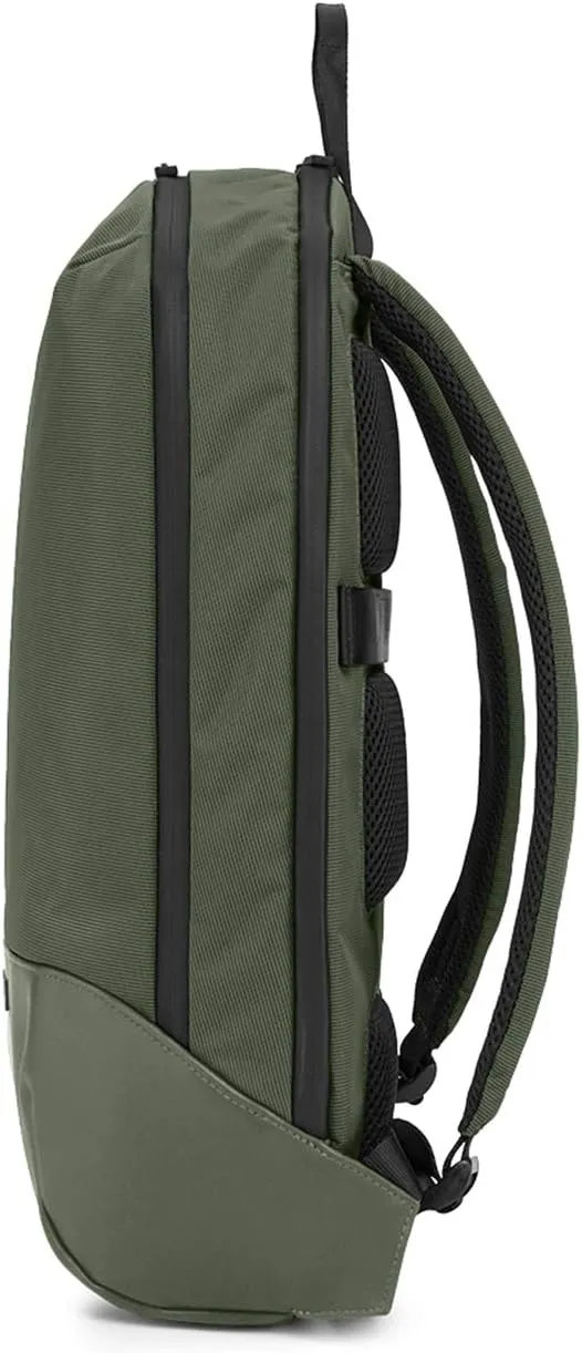 Moleskine 15-Inch Laptop Storage Business Backpack, Unisex, Moss Green