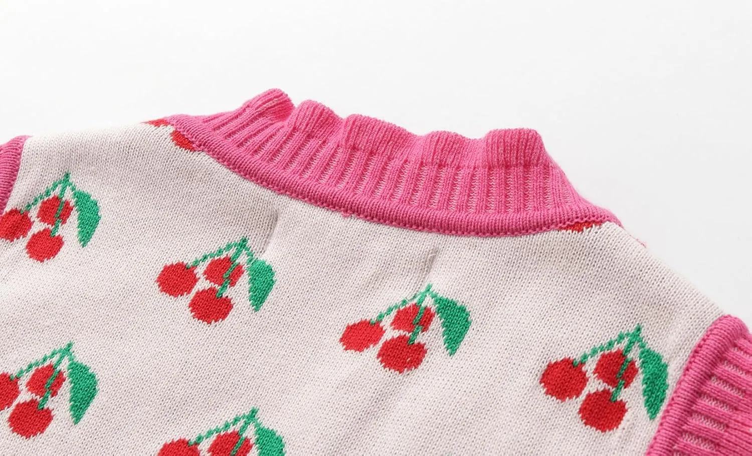 Mud Kingdom Toddler Little Girls Sweater Vest Knitted Sleeveless Button Down V-Neck Spring Autumn