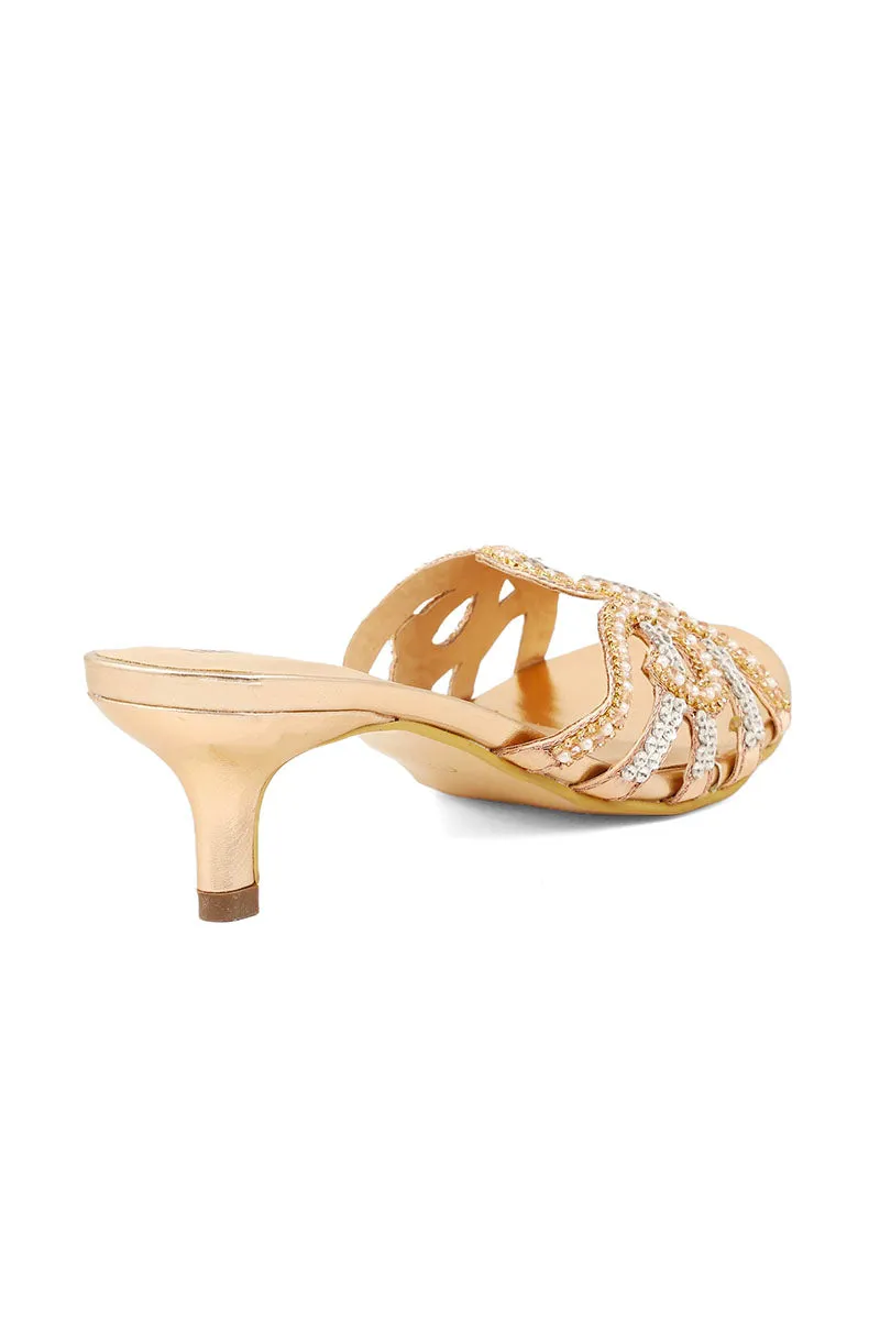 Party Wear Slip On I29270-Copper