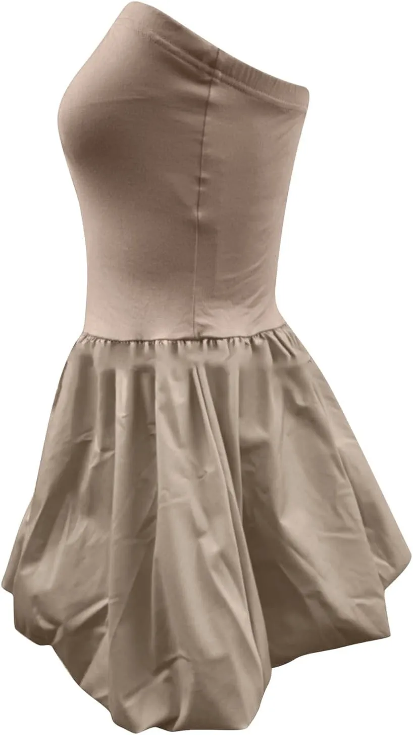 PTOLOCIF Elegant Off The Shoulder Bodycon Party Dress with Pleated Hem Sexy and Plus Size Long Sleeve Casual Dresses for