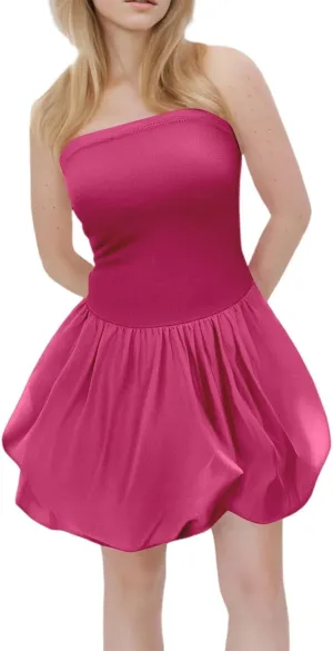 PTOLOCIF Elegant Off The Shoulder Bodycon Party Dress with Pleated Hem Sexy and Plus Size Long Sleeve Casual Dresses for