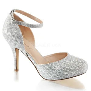 Rhinestone Silver D'orsay Heels Covet-03