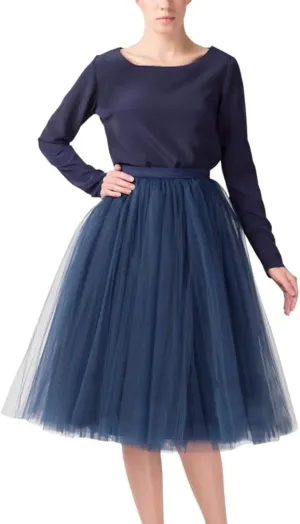 Sarahbridal Women's Tulle Petticoat Tutu Skirt Bridal Petticoat Underskirt 12021