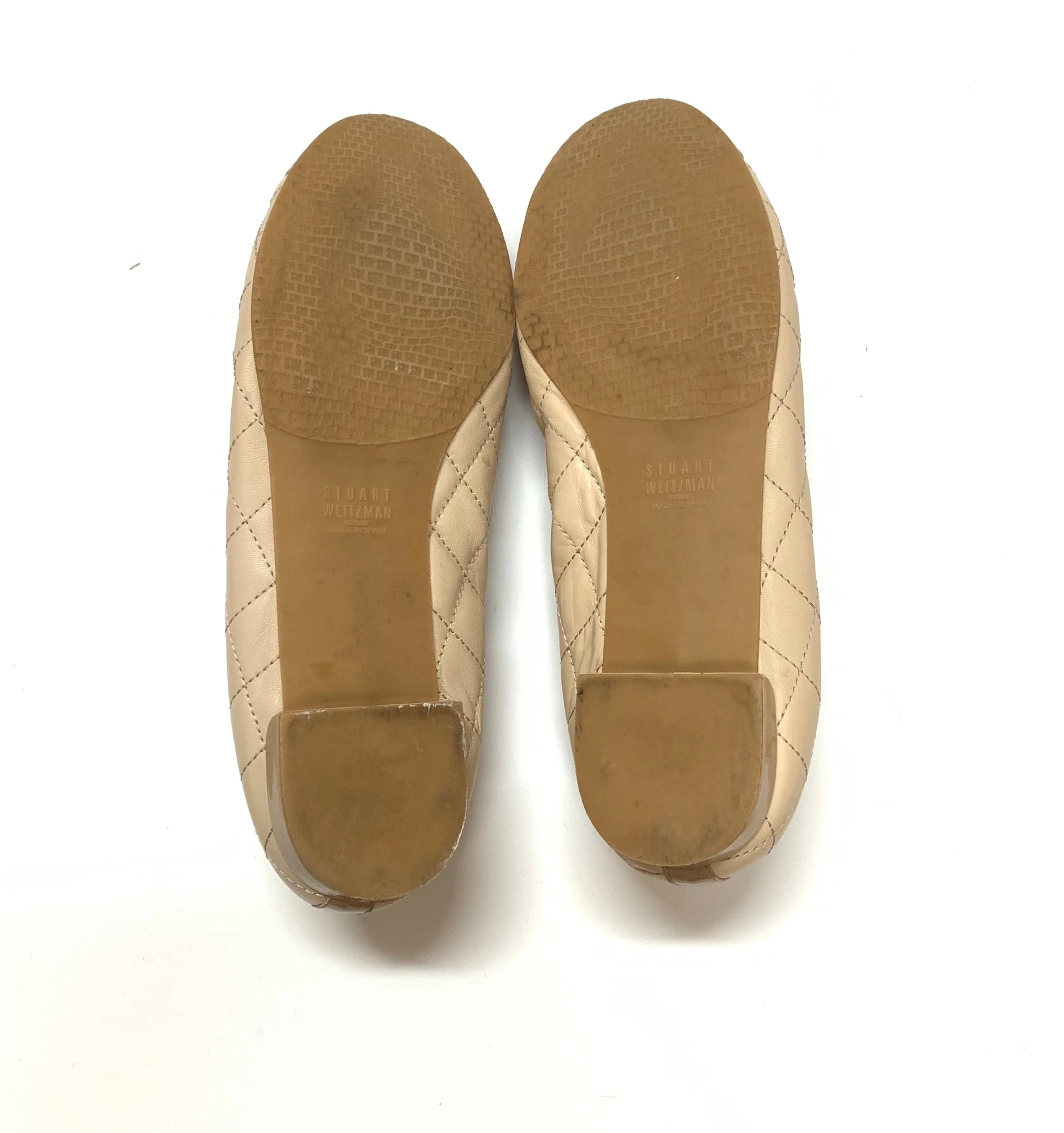STUART WEITZMAN QUILTED BALLERINA FLATS SIZE 11