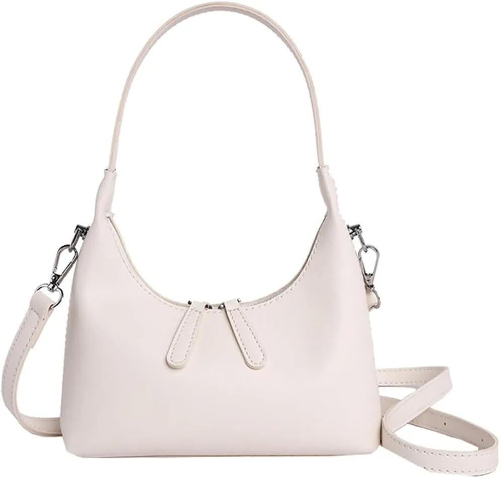 Stylish Vegan Leather Handbag Purse for Women Small Y2k Dumpling Shoulder Crossbody Bag Top Handle Satchels