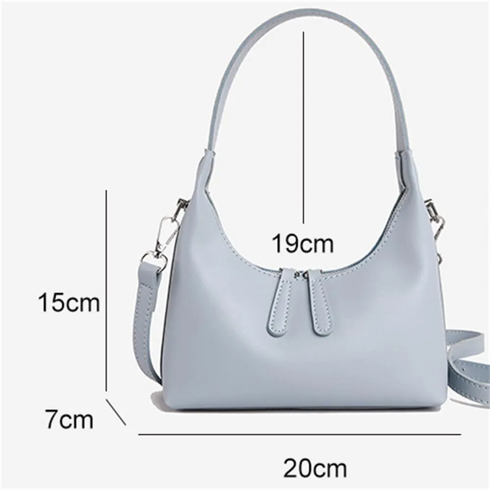 Stylish Vegan Leather Handbag Purse for Women Small Y2k Dumpling Shoulder Crossbody Bag Top Handle Satchels
