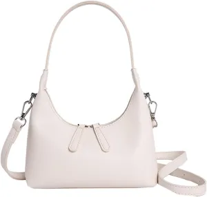Stylish Vegan Leather Handbag Purse for Women Small Y2k Dumpling Shoulder Crossbody Bag Top Handle Satchels
