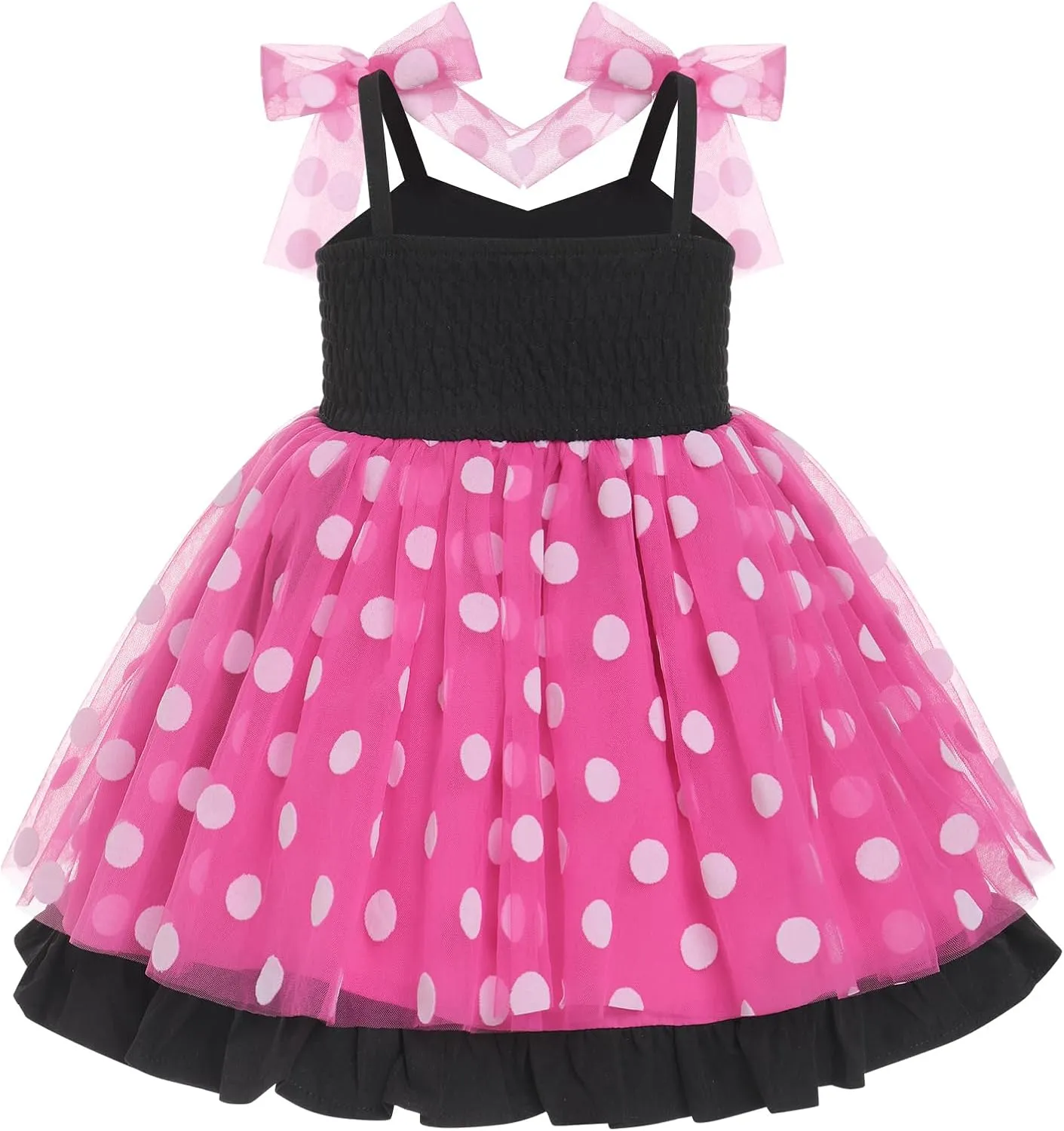 Toddler Baby 1st Birthday Girl Cake Smash Outfit Self-tie Floral Tutu Dress Ruffle Halloween Party Photo Shoot