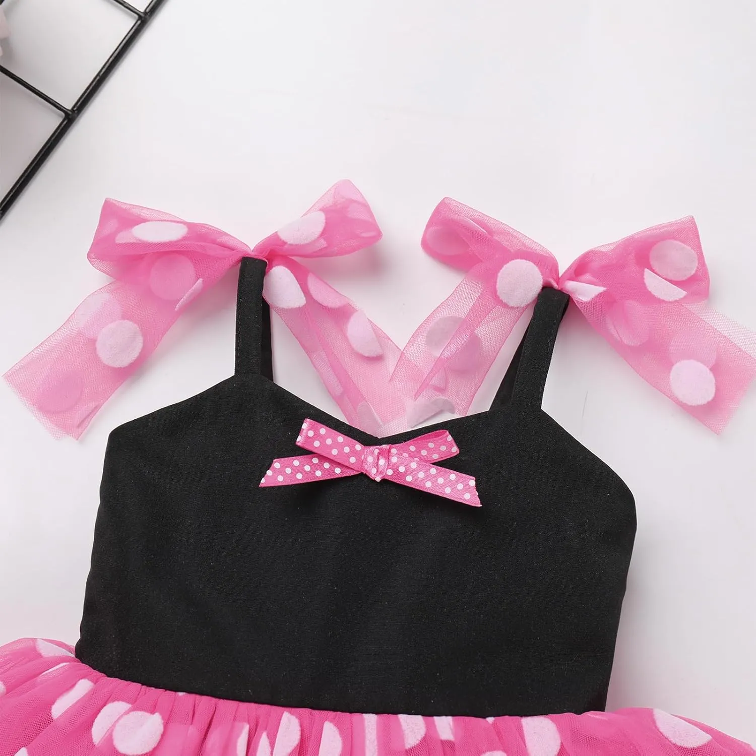 Toddler Baby 1st Birthday Girl Cake Smash Outfit Self-tie Floral Tutu Dress Ruffle Halloween Party Photo Shoot