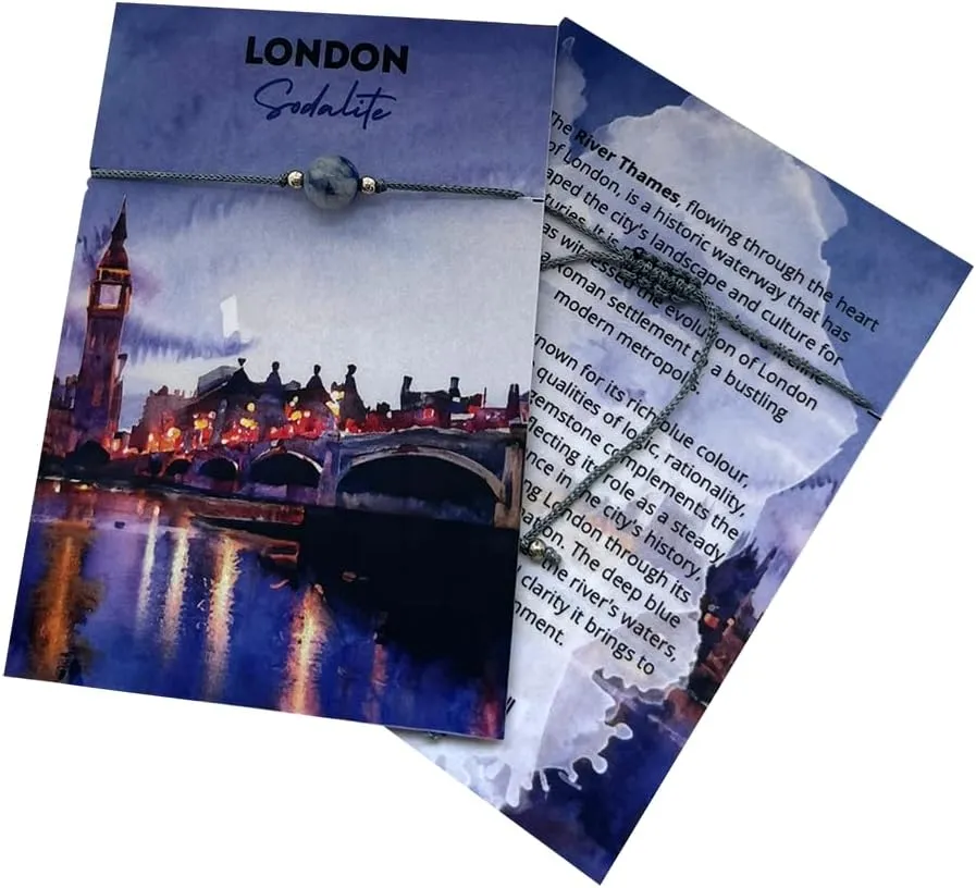 VIE Destination Wristlet, London, Sodalite