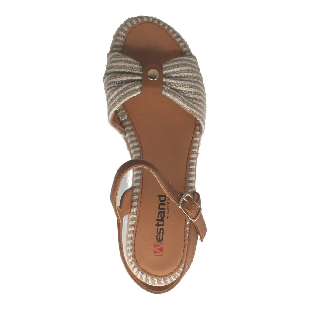 Westland 591401 Espi 01 Ladies Beige Combi Vegan Buckle Sandals